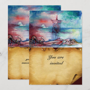 Invitación GNOMON Y DAMA DEL pergamino LAGO Brown