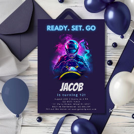 Invitación Go Karting Go Kart Carreras Car Boy Fiesta de Cump