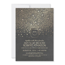 Gold Mason Jar luce contra Boda ruso