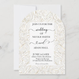 Invitación Gold Wedding Invitation