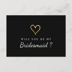 Invitación Golden Heart Serás Mi Novia