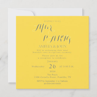 Invitación Golden invitation card