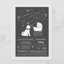 Goldendoodle Dog Baby Shower Sexo Neutral
