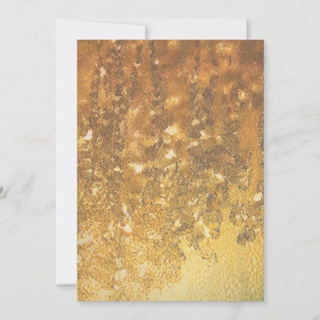 Invitación Goldrush (Anverso)