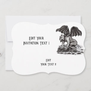 Invitación Golem Gargoyle