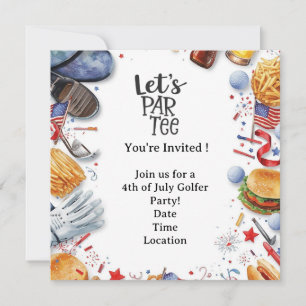 Invitación GOLF  4 de julio   Fiesta del golfista del Día de 
