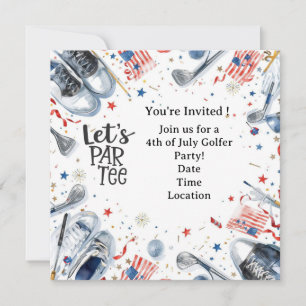 Invitación GOLF 4 de julio Fiesta del golfista del Día de