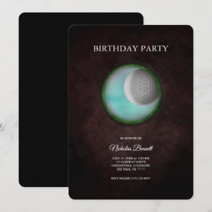 Invitación Golf Bachelor Party - Golfing trip Classic Minimal
