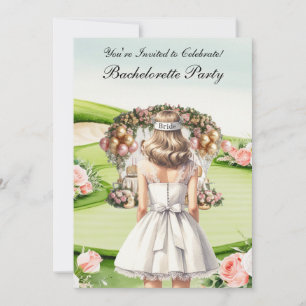 Invitación Golf Bachelorette Party en el campo de golf