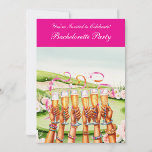 Invitación Golf Bachelorette Party en el campo de golf