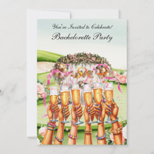 Invitación Golf Bachelorette Party en el campo de golf