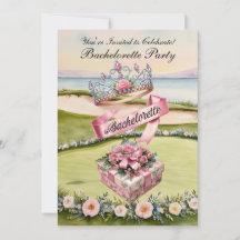 Golf Bachelorette Party en el campo de golf