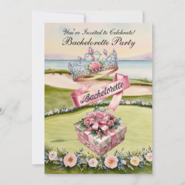 Invitación Golf Bachelorette Party en el campo de golf