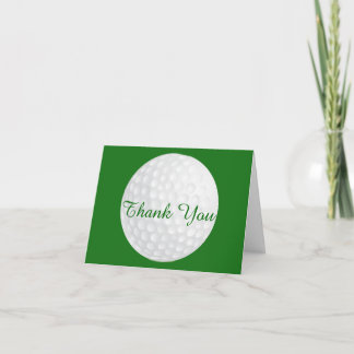 Invitación Golf Ball Gracias