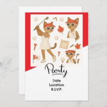 Golf Canada Day Golf Gear para los amantes del gat