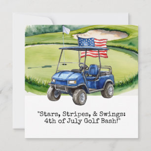 Invitación Golf  Día de la Independencia del 4 de julio