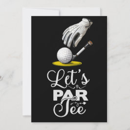 Invitación Golf Divertido diciendo para el golfista