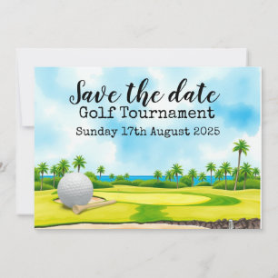 Invitación Golf Salvar el torneo de golf de fecha