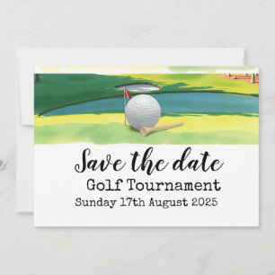 Invitación Golf Salvar el torneo de golf de fecha