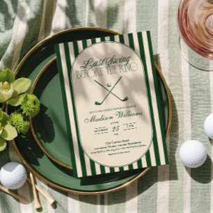Invitación Golf "Último Swing antes del Anillo" Desayuno para