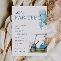 Golf Vamos a Par-tee Niño Baby Shower