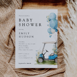 Invitación Golf Vamos a Par-tee Niño Baby Shower