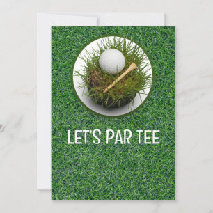 Invitación Golf Vamos Par tee