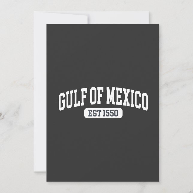 Invitación Golfo de México desde el humor estadounidense de 1 (Anverso)