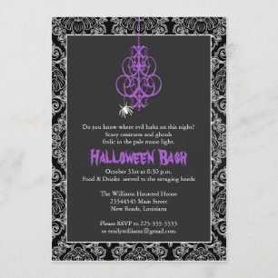 Invitación Golpe fantasmagórico de Halloween