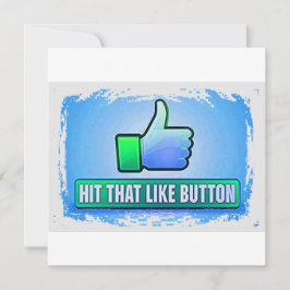 Invitación Golpear ese botón similar