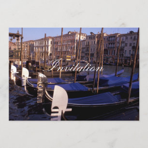 Invitación Góndolas