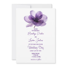 Gorgoous Purple Flower Wedding