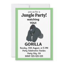 Gorila te mira graciosa gorila