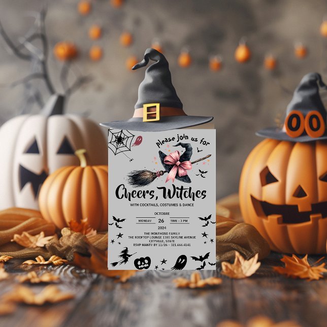 Invitación Gorra de Brujas Cústome Partido Halloween Adulto (Subido por el creador)