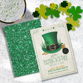 Invitación Gorra de Leprechaun St. Patrick's Day Fiesta ID636