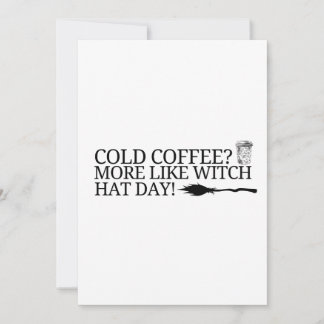 Invitación gorras brujos transparentes