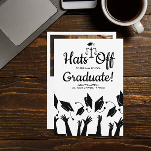 Invitación Gorras de Facultad de Derecho Del Partido De Gradu