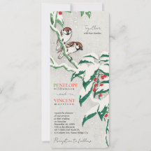 Gorriones de Amor en Invierno - Boda de Arte Vinta