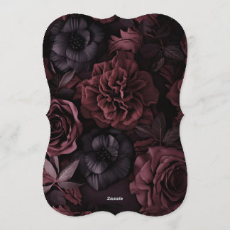 Invitación Gothic Aurelian Nightfall Wedding Invitation