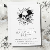 Gothic Calavera & Rosas Halloween 