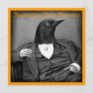 Invitación gótica a Halloween