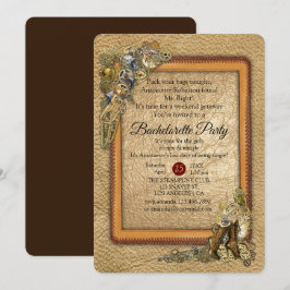 Invitación Gótico - Fiesta de la bachillerato de Steampunk