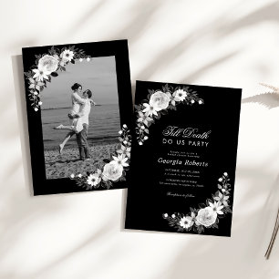 Invitación Gótico Hasta La Muerte ¿Nos Hace La Ducha De Novia