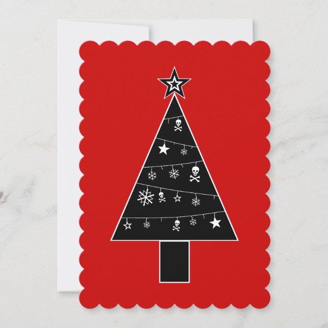 Invitación Gótico + Navidades + Fiesta (Anverso)