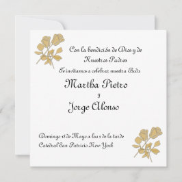 Invitación Grabame como un sello en tu corazón