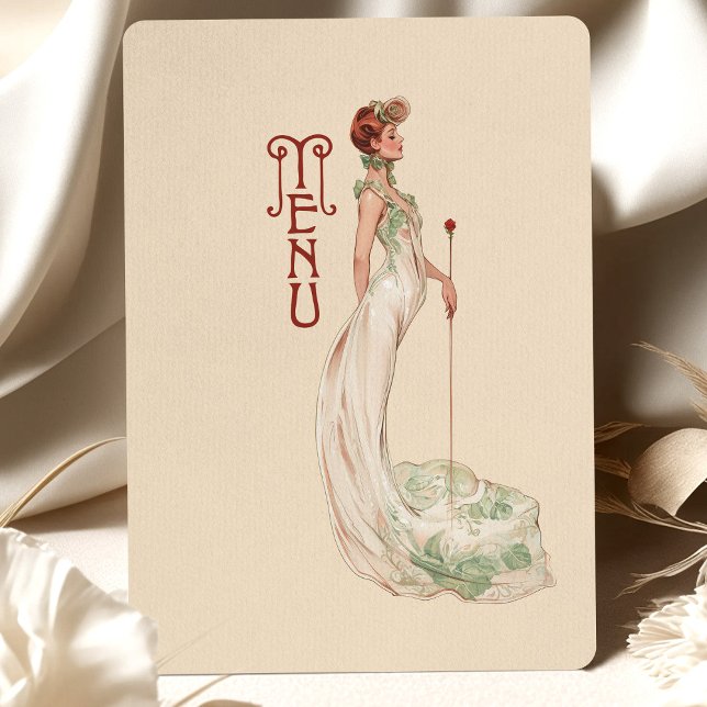 Invitación Graceau Art Nouveau Boda Carta (Subido por el creador)