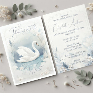 Invitación Graceful Swan Invitation