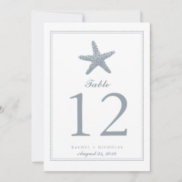 Invitación Graceus Starfish | Número de tabla