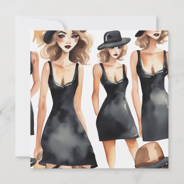 Invitación Gracia del LBD: Elegancia eterna para todos los mo (Anverso)