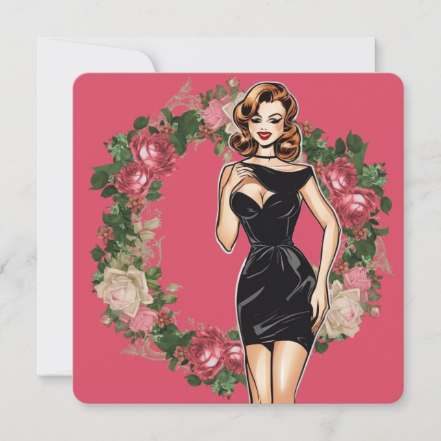 Invitación Gracia del LBD: Elegancia eterna para todos los mo (Anverso)